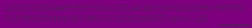 combatdroidout Font – Black Fonts on Purple Background