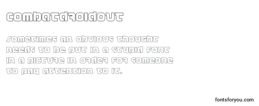 Combatdroidout (123768) Font
