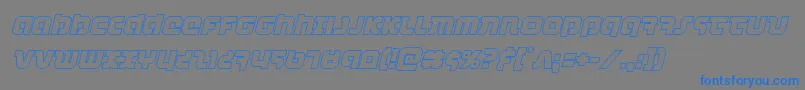 combatdroidoutitalフォントについての詳細 フォントcombatdroidoutital – 灰色の背景に青い文字