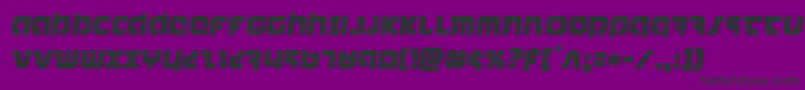 combatdroidsemital Font – Black Fonts on Purple Background