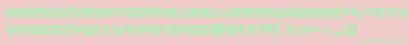 combatdroidsemital Font – Green Fonts on Pink Background