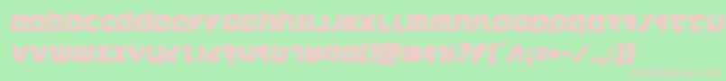 combatdroidsemital Font – Pink Fonts on Green Background