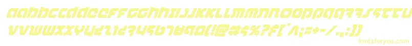 combatdroidsuperital-Schriftart – Gelbe Schriften