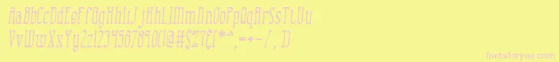 More about combusii Font combusii Font – Pink Fonts on Yellow Background