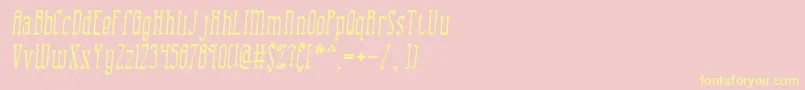 More about combusii Font combusii Font – Yellow Fonts on Pink Background
