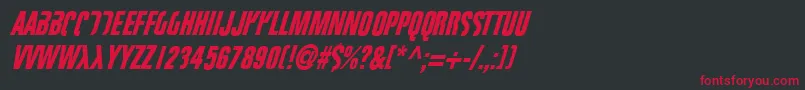 Fightt3 Font – Red Fonts on Black Background