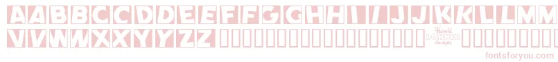 COMEN    Font – Pink Fonts on White Background