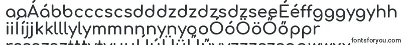 Шрифт Comfortaa Bold – венгерские шрифты