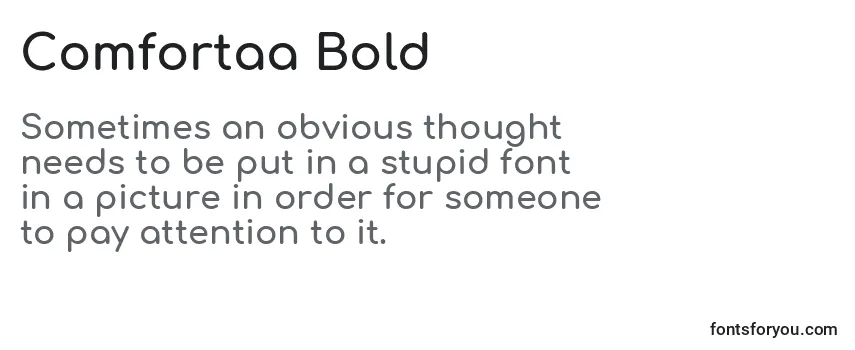 Comfortaa Bold-fontti