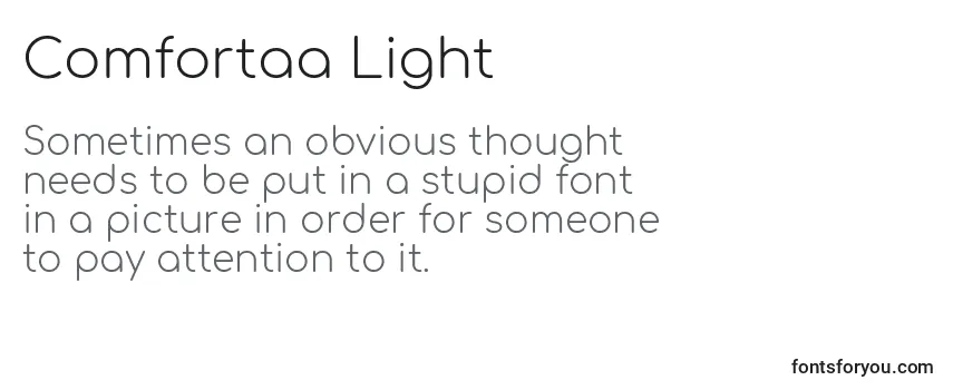 Comfortaa Light Font