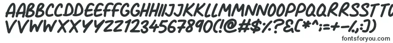 Шрифт Comic Marker Deluxe – шрифты Гранж