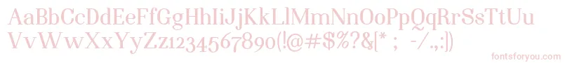 NightstillcomesBoldFinalSample Font – Pink Fonts on White Background