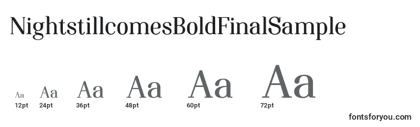 NightstillcomesBoldFinalSample Font Sizes