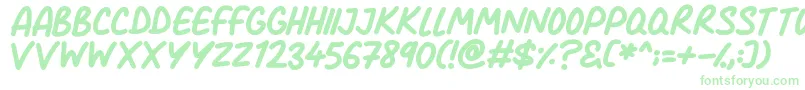 Comic Marker Deluxe Font – Green Fonts