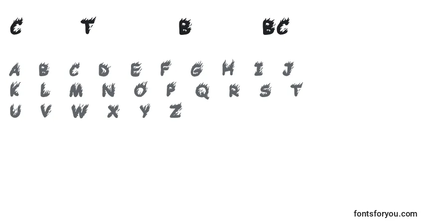 A fonte Comic Tragedy Base   BC – alfabeto, números, caracteres especiais