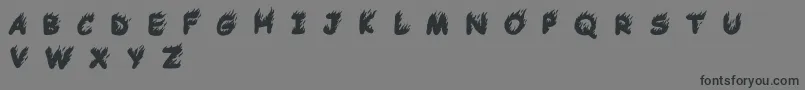 Шрифт Comic Tragedy Base   BC – чёрные шрифты на сером фоне