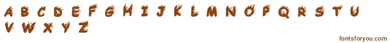 Шрифт Comic Tragedy Base   BC – коричневые шрифты на белом фоне