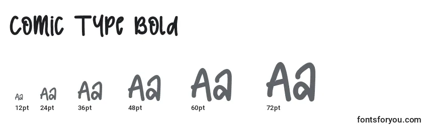 Comic Type Bold Font Sizes
