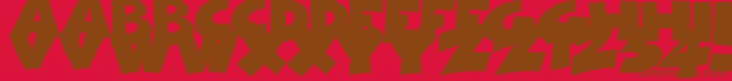Más sobre la fuente Comical Cartoon fuente Comical Cartoon – Fuentes Marrones Sobre Fondo Rojo