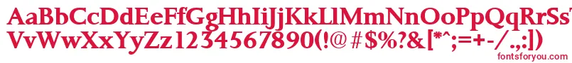 PalermoSerialBoldDb Font – Red Fonts