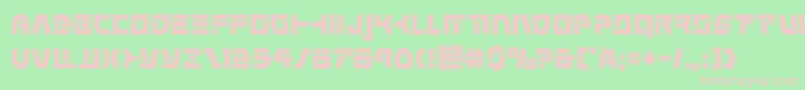 commandoverrideacad Font – Pink Fonts on Green Background