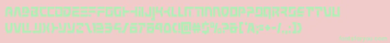 fuente commandoverridecond – Fuentes Verdes Sobre Fondo Rosa