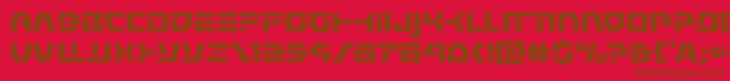 フォントcommandoverrideexpand – 赤い背景に茶色の文字
