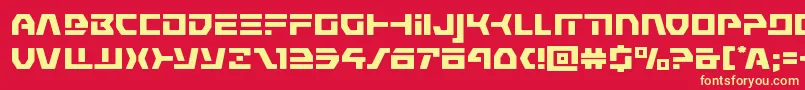 commandoverrideexpand Font – Yellow Fonts on Red Background