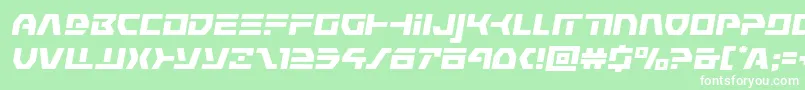 commandoverrideexpandital Font – White Fonts on Green Background