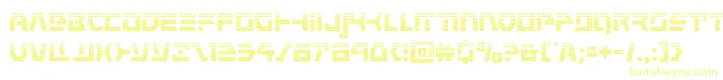 commandoverridehalf Font – Yellow Fonts on White Background