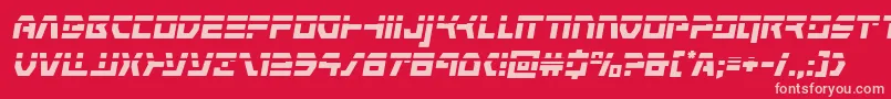 More about commandoverridelaserital Font commandoverridelaserital Font – Pink Fonts on Red Background