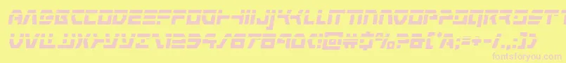 More about commandoverridelaserital Font commandoverridelaserital Font – Pink Fonts on Yellow Background