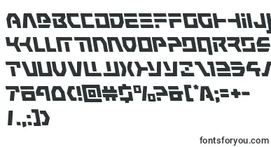 commandoverrideleft font – rough Fonts