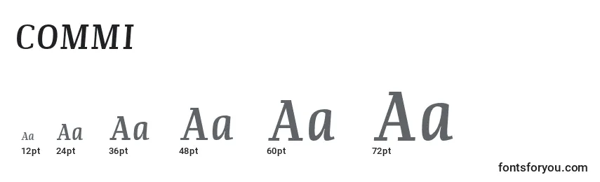 COMMI    (123851) Font Sizes