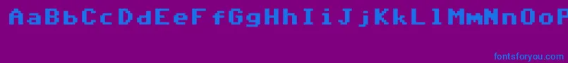 Commodore 64 v6 3 Font – Blue Fonts on Purple Background