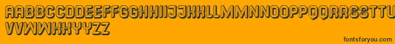 Common Font – Black Fonts on Orange Background