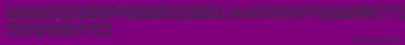 Common Font – Black Fonts on Purple Background