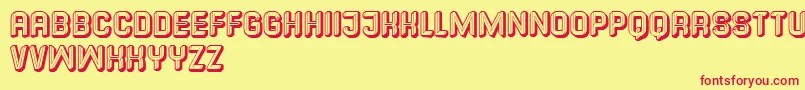 Common Font – Red Fonts on Yellow Background