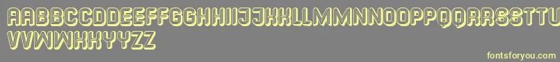 Common Font – Yellow Fonts on Gray Background