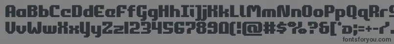 commonwealth-Schriftart – Schwarze Schriften auf grauem Hintergrund