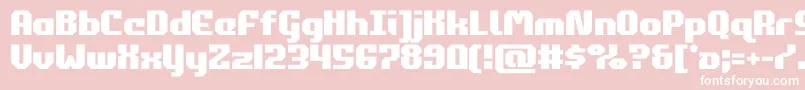 commonwealth Font – White Fonts on Pink Background