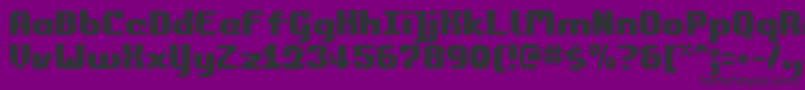 commonwealth Font – Black Fonts on Purple Background