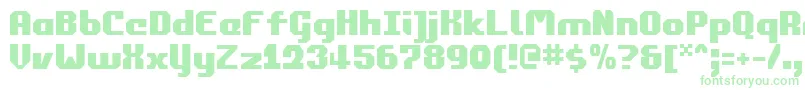 commonwealth Font – Green Fonts on White Background