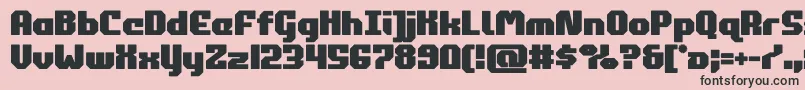 commonwealthbold Font – Black Fonts on Pink Background