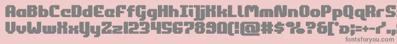 commonwealthbold Font – Gray Fonts on Pink Background