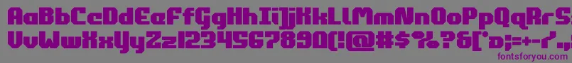 commonwealthbold Font – Purple Fonts on Gray Background