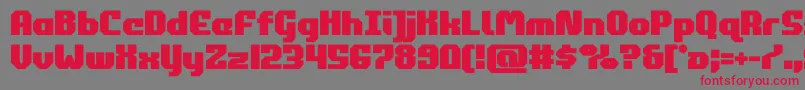 commonwealthbold Font – Red Fonts on Gray Background