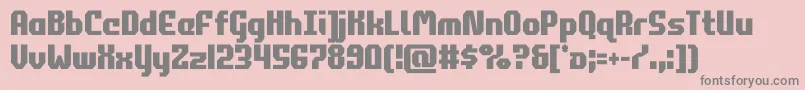 commonwealthcond Font – Gray Fonts on Pink Background