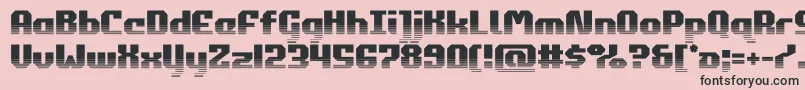 commonwealthhalf Font – Black Fonts on Pink Background