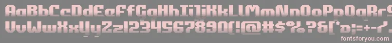 commonwealthhalf Font – Pink Fonts on Gray Background